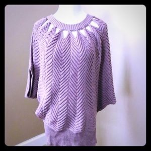Lane Bryant lavender batwing sweater